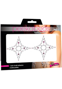 224219 - Crystal 4-Point Rhinestone Pasties 224219 - Crystal 4-Point Rhinestone Pasties