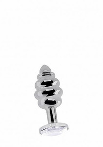 226174 - Ribbed Diamond Plug - 2.75 Inch 226174 - Ribbed Diamond Plug - 2.75 Inch