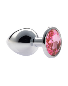 231515 - Kinki Range Alloy Gem Butt Plug - 3.7 Inch 231515 - Kinki Range Alloy Gem Butt Plug - 3.7 Inch