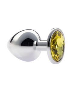 231527 - Kinki Range Alloy Gem Butt Plug - 3.7 Inch 231527 - Kinki Range Alloy Gem Butt Plug - 3.7 Inch