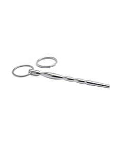 232106 - Kinki Range Stainless Steel Bead Penis Plug - 5 Inch 232106 - Kinki Range Stainless Steel Bead Penis Plug - 5 Inch