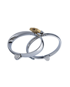 232375 - Kinki Range Cuffs With Padlock - 2.1 Inch 232375 - Kinki Range Cuffs With Padlock - 2.1 Inch