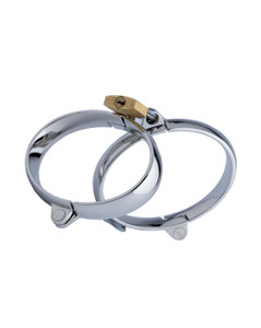 232376 - Kinki Range Cuffs With Padlock - 2.6 Inch 232376 - Kinki Range Cuffs With Padlock - 2.6 Inch