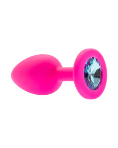 232440 - Kinki Range Silicone Gemmed Butt Plug - 2.8 Inch 232440 - Kinki Range Silicone Gemmed Butt Plug - 2.8 Inch