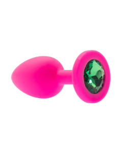 232445 - Kinki Range Silicone Gemmed Butt Plug - 2.8 Inch 232445 - Kinki Range Silicone Gemmed Butt Plug - 2.8 Inch