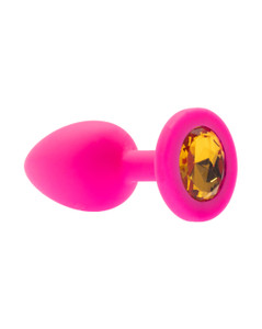 232449 - Kinki Range Silicone Gemmed Butt Plug - 2.8 Inch 232449 - Kinki Range Silicone Gemmed Butt Plug - 2.8 Inch