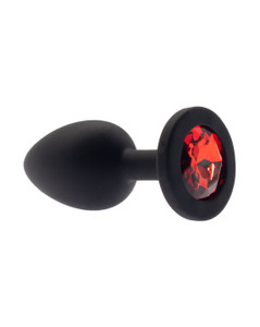 232478 - Kinki Range Silicone Gemmed Butt Plug - 2.8 Inch 232478 - Kinki Range Silicone Gemmed Butt Plug - 2.8 Inch