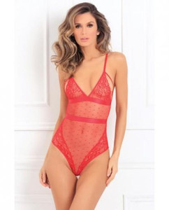 244035 - X Marks The Spot Lace Teddy 244035 - X Marks The Spot Lace Teddy