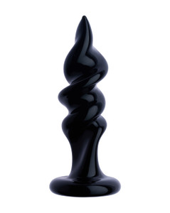 234396 - Lucent Corkscrew Glass Butt Plug 234396 - Lucent Corkscrew Glass Butt Plug