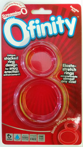 125725 - Ofinity Cock Ring Red 125725 - Ofinity Cock Ring Red