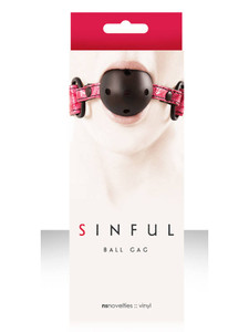 126748 - Sinful Pink Ball Gag 126748 - Sinful Pink Ball Gag