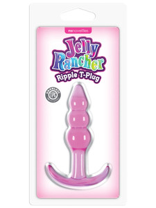 140394 - Jelly Rancher T-Plug Ripple Pink 140394 - Jelly Rancher T-Plug Ripple Pink