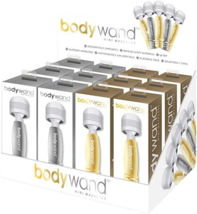 158215 - Bodywand Mini Silver/Gold 12 Piece Display 158215 - Bodywand Mini Silver/Gold 12 Piece Display