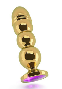 165611 - R10 Gold Plug 4.9 Inch Sapphire 165611 - R10 Gold Plug 4.9 Inch Sapphire