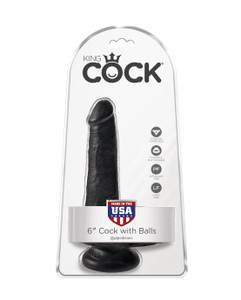 205423 - King Cock 6 Inch Cock With Balls 205423 - King Cock 6 Inch Cock With Balls