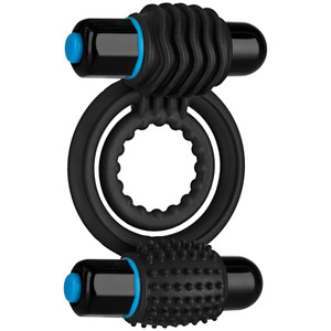 133253 - Optimale Vibrating Double C Ring Black 133253 - Optimale Vibrating Double C Ring Black