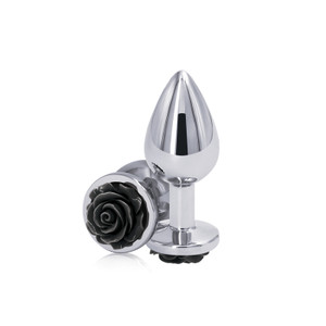 256834 - Rose Buttplug - 3.5 Inch 256834 - Rose Buttplug - 3.5 Inch