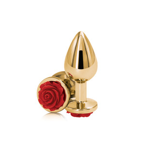 256837 - Rose Buttplug - 3.5 Inch 256837 - Rose Buttplug - 3.5 Inch