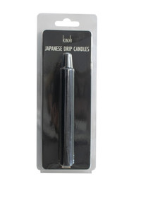 261496 - Kinki Japanese Drip Candles - Medium - Black 261496 - Kinki Japanese Drip Candles - Medium - Black