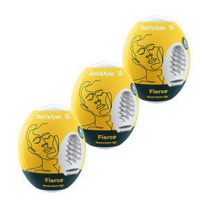 269766 - Satisfyer Masturbator Eggs - Set Of 3 - Fierce 269766 - Satisfyer Masturbator Eggs - Set Of 3 - Fierce