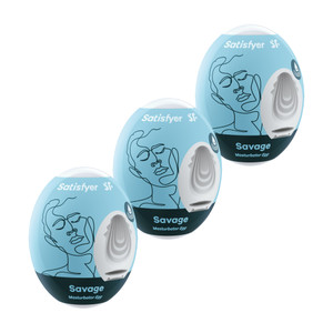 269769 - Satisfyer Masturbator Eggs - Set Of 3 - Savage 269769 - Satisfyer Masturbator Eggs - Set Of 3 - Savage