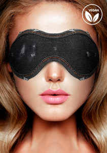 250034 - Denim Eye Mask - Roughened Denim Style 250034 - Denim Eye Mask - Roughened Denim Style
