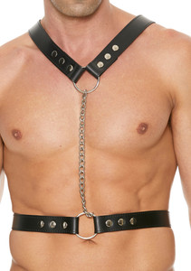 250252 - Twisted Bit Black Leather Harness 250252 - Twisted Bit Black Leather Harness