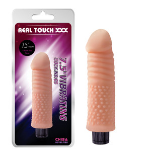 224941 - Real Touch Vibrating Cock No.05 - 7.5 Inch 224941 - Real Touch Vibrating Cock No.05 - 7.5 Inch