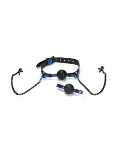 248962 - Diamond Collection Ball Gag And Nipple Clips 248962 - Diamond Collection Ball Gag And Nipple Clips