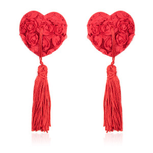249222 - Rose Heart Nipple Tassels 249222 - Rose Heart Nipple Tassels