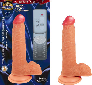 253049 - Lifelikes Vibrating Baron Dildo - 5 Inch 253049 - Lifelikes Vibrating Baron Dildo - 5 Inch