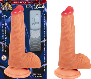 253051 - Lifelikes Vibrating Duke Dildo - 7 Inch 253051 - Lifelikes Vibrating Duke Dildo - 7 Inch