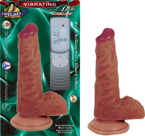 253056 - Lifelikes Vibrating Duke Dildo - 7 Inch 253056 - Lifelikes Vibrating Duke Dildo - 7 Inch