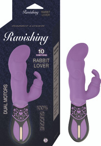 253410 - Nass Toys Ravish Rabbit Vibrator - 7.7 Inch 253410 - Nass Toys Ravish Rabbit Vibrator - 7.7 Inch