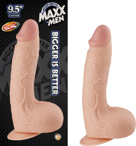 253437 - Maxx Men Curved Dong - 9.5 Inch 253437 - Maxx Men Curved Dong - 9.5 Inch