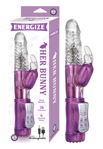 253628 - Energize Her Bunny Vibrator 1 - 9 Inch 253628 - Energize Her Bunny Vibrator 1 - 9 Inch