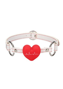 270020 - Silicone Heart Gag - Nurse Theme 270020 - Silicone Heart Gag - Nurse Theme