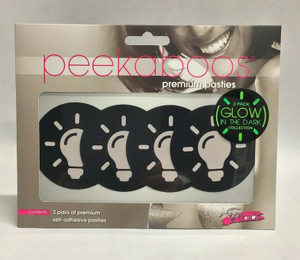 248520 - GLOW IN THE DARK LIGHT BULB Pasties 248520 - GLOW IN THE DARK LIGHT BULB Pasties