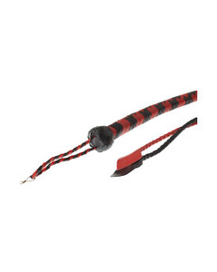 245127 - Bound X Woven Leather Double Leaf Whip 245127 - Bound X Woven Leather Double Leaf Whip