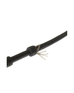245134 - Bound X Leather Tassel Whip with Silver Balls 245134 - Bound X Leather Tassel Whip with Silver Balls