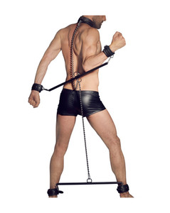 237259 - Zado Leather Bondage Spreader Set 237259 - Zado Leather Bondage Spreader Set