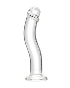 283611 - Lucent Curved Glass Dildo 283611 - Lucent Curved Glass Dildo
