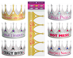172437 - Bride-To-Be Party Crowns 172437 - Bride-To-Be Party Crowns