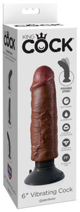 172582 - King Cock 6 Inch Vibrating Cock 172582 - King Cock 6 Inch Vibrating Cock