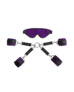 188001 - Bond Deluxe Cuff And Blindfold Kit 188001 - Bond Deluxe Cuff And Blindfold Kit