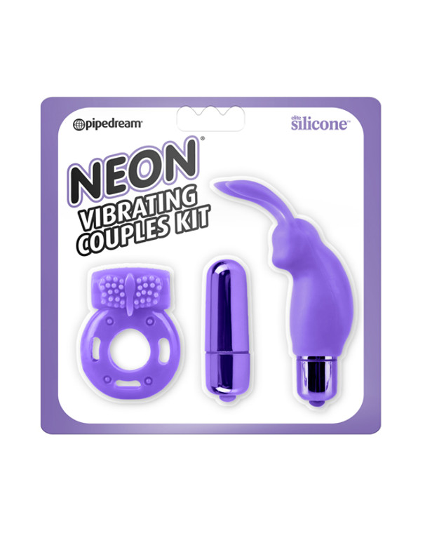 209572 - Neon Vibrating Couples Kit