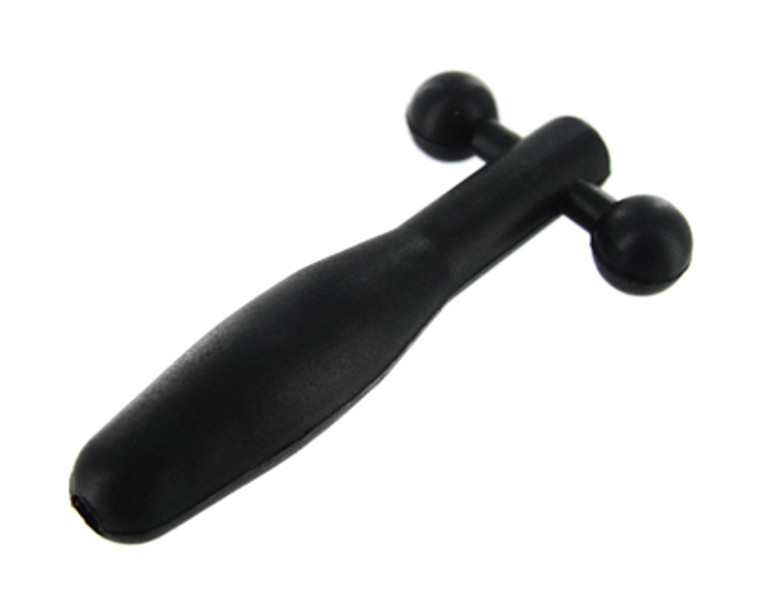 10610 - The Hallows Silicone Cum-Thru Barbell Penis Plug