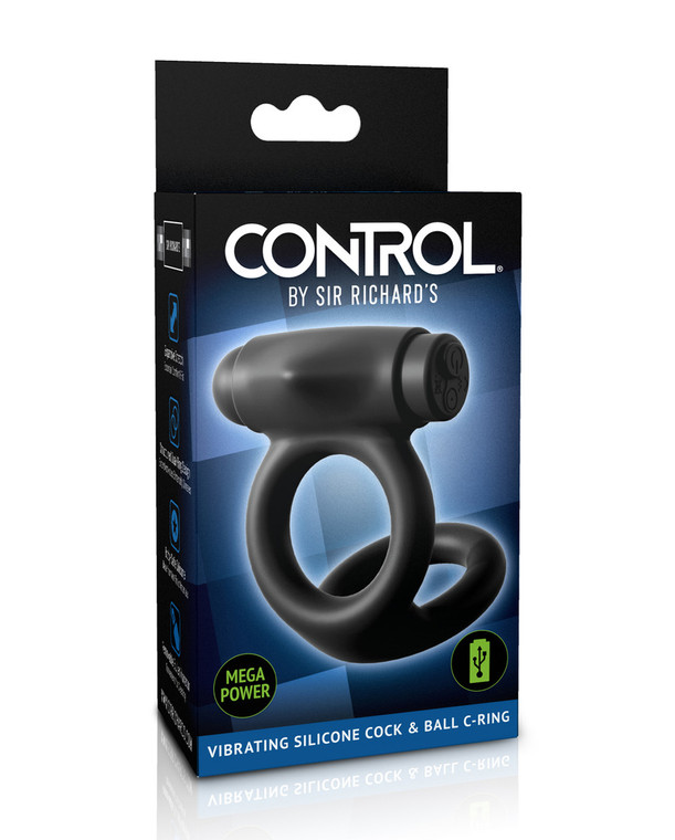 215398 - Control By Sir Richards Vibrating Silicone Cock And Ball Ring