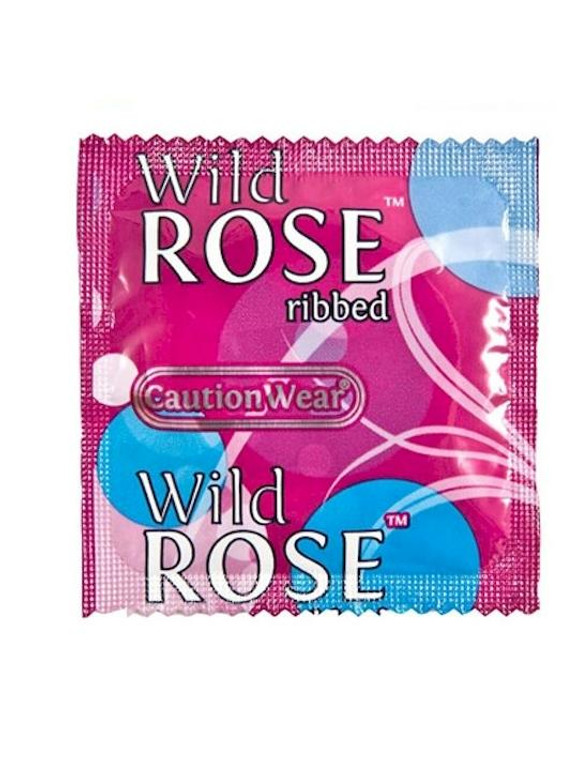 217284 - Caution Wear Wild Rose Condoms - 1000 Pack