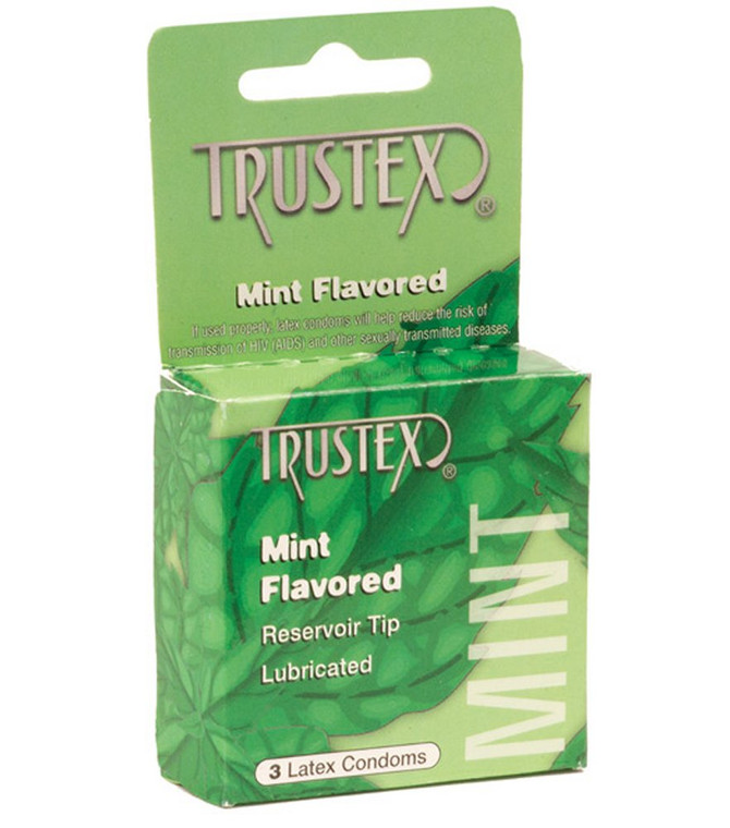 217587 - Trustex Mint Flavoured Condoms 3 Pack